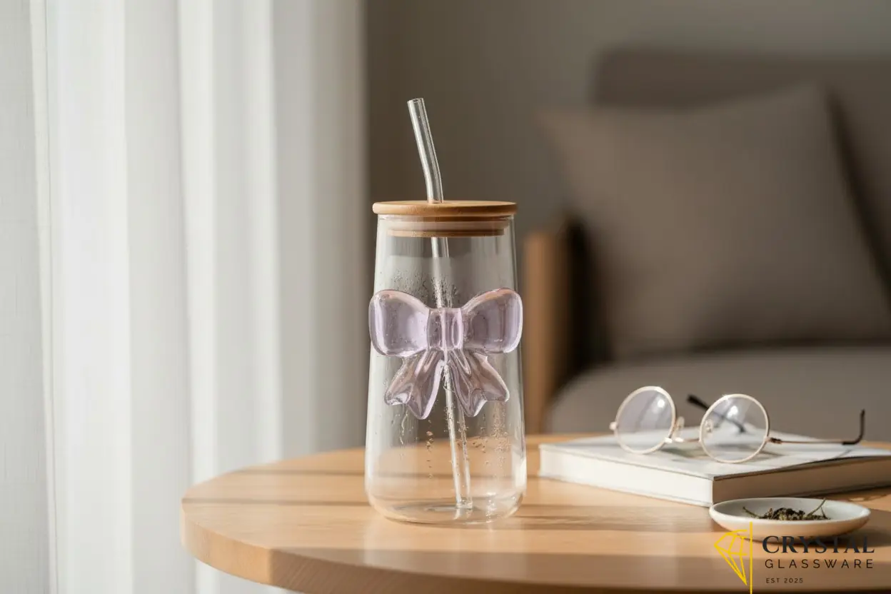 Bow Sipper Glass  — Crystal Glassware Pakistan
